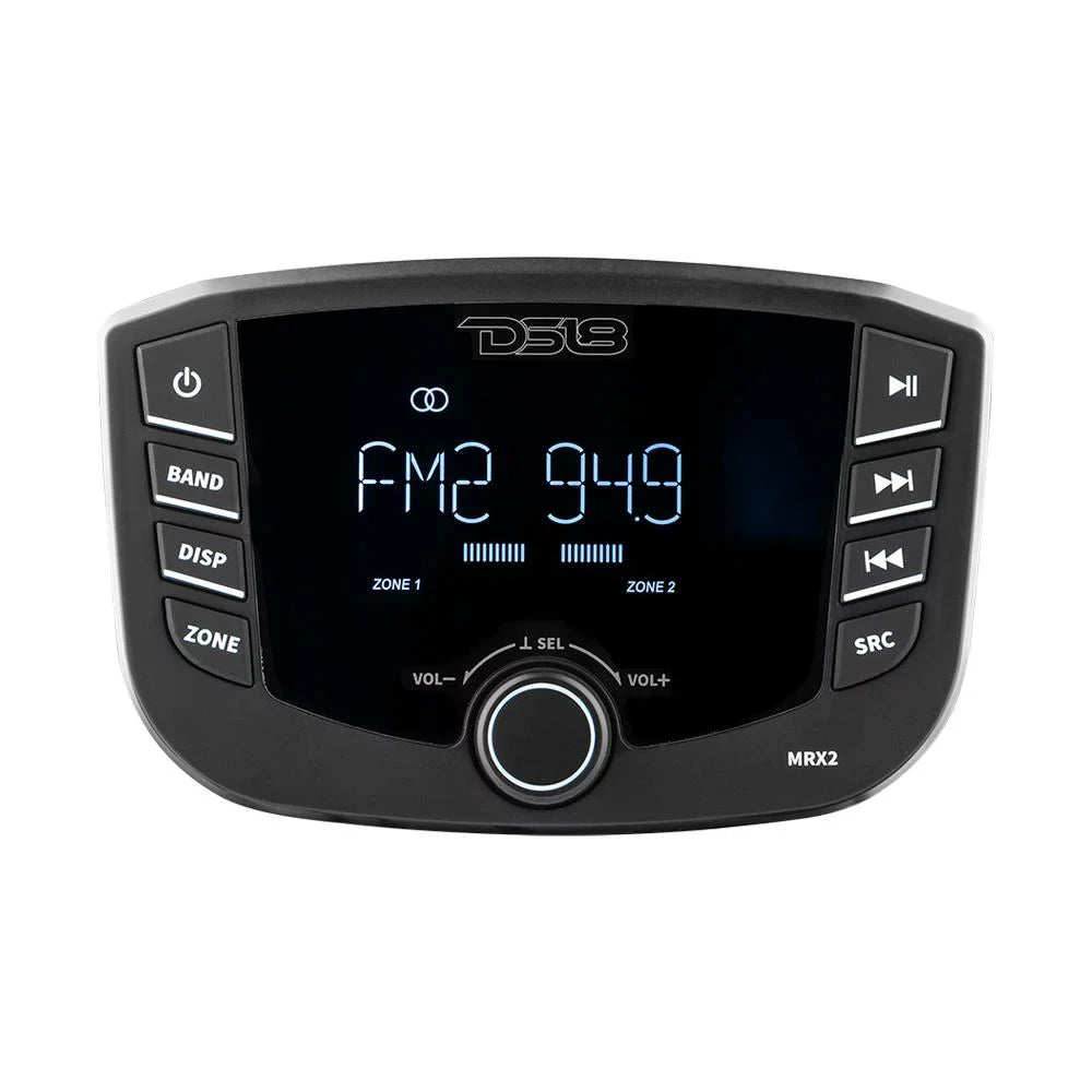 Marine Round with Lights, Zones, Bluetooth Headunit HYDRO DS18 and 2 RGB MRX2
