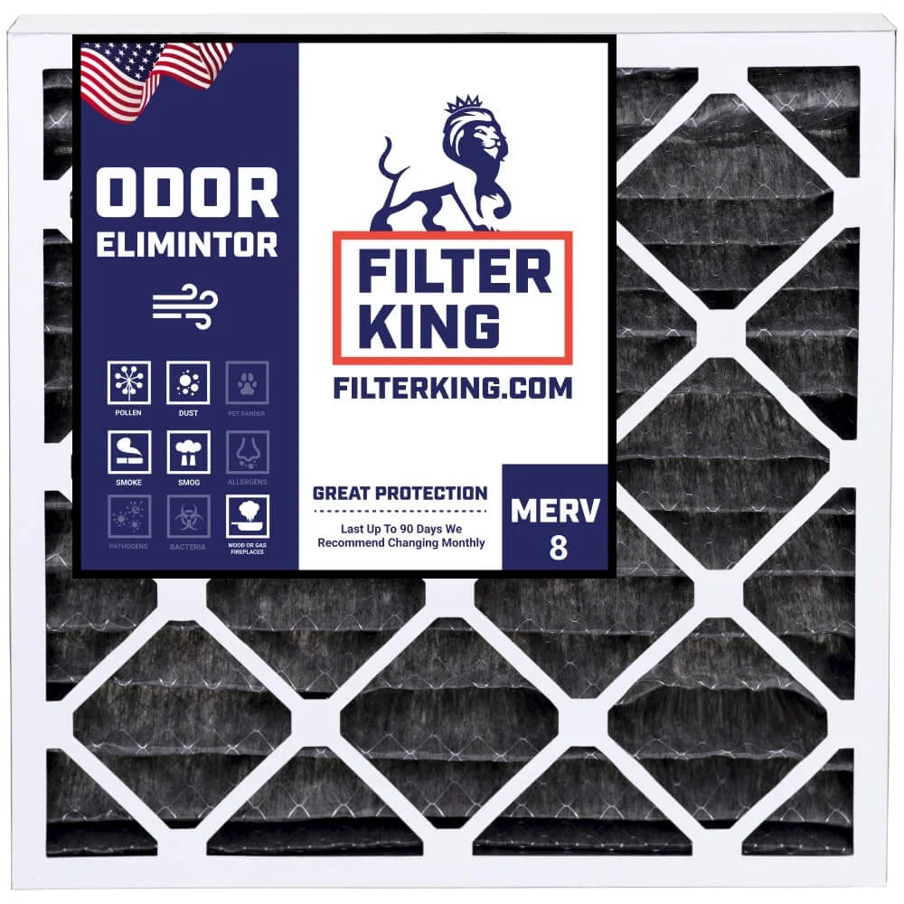 Furnace USA HVAC | Carbon 18x24x1 MADE Size: 4-PACK Filters 17.5 x | 23.5 IN 8 x Filter Air A/C King Pleated | Actual .75" MERV Filter |