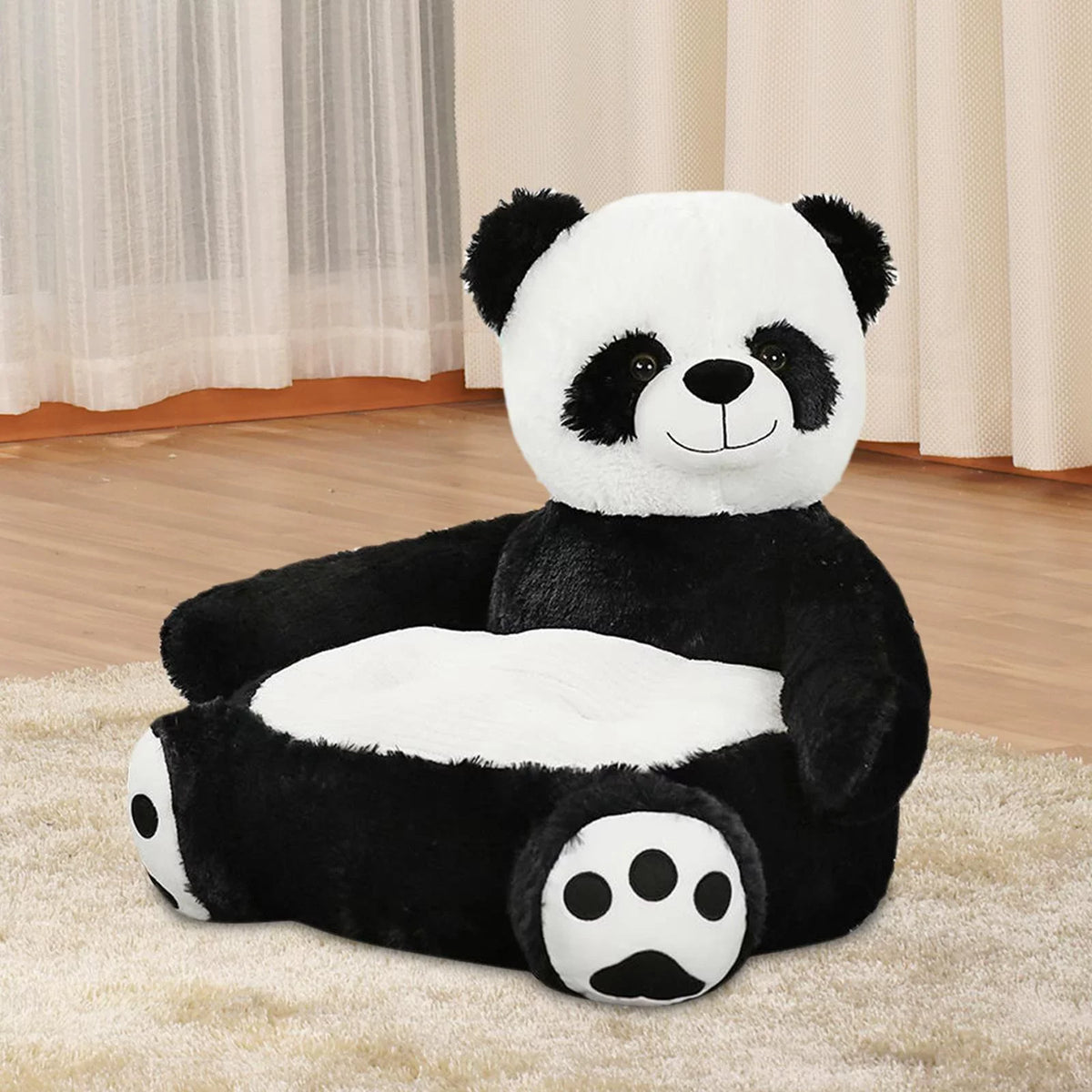 Animal Sofa Relaxing Armrest Baby Chair Children for and Reading, Cartoons Plush