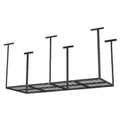 Organization Weight Capacity,Black Duty Storage Systerm,Heavy 3x8ft Storage Garage Rack,Adjustable Racks,660lbs Garage Ceiling Metal Storage Overhead Garage