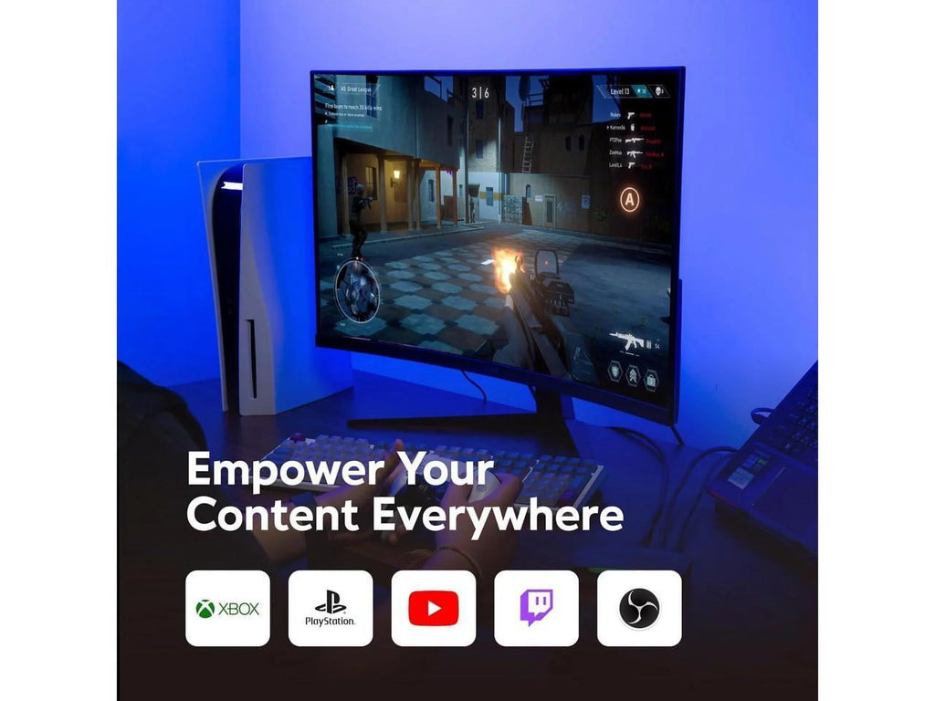 Out AVerMedia 2.1 - Live Capturing, - - Recording YUY2 Ultra Video 4K PC Game Line Video Line - Functions: Audio Streaming, (GC553G2) - Video Gamer USB In - - Audio