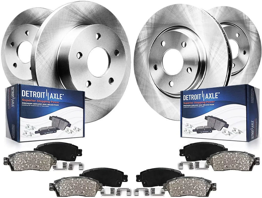 MKZ 2014 2013-2019 Rear 11.81" Rotors Brake Axle Ceramic 2013-2016 - Brake 2015 Fusion Rotor : 11.89" and and Kit Ford Disc Detroit Lincoln Pads Front for 2016 Brake Replacement