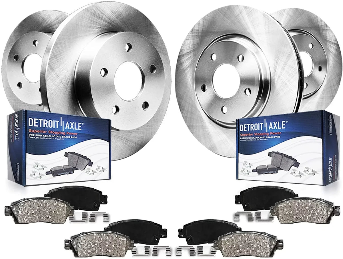 MKZ 2014 2013-2019 Rear 11.81" Rotors Brake Axle Ceramic 2013-2016 - Brake 2015 Fusion Rotor : 11.89" and and Kit Ford Disc Detroit Lincoln Pads Front for 2016 Brake Replacement