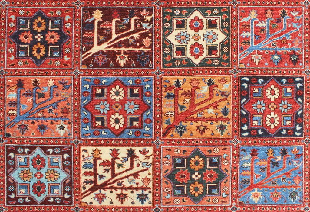 Rug, 11'10" 8'11" x Rusty-Red/Blue Aria Qurban