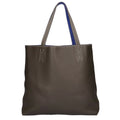 Tote Hermes Clemence Etain Double Sense Pre-Owned Women's Bag HERMES (Good) Taurillon