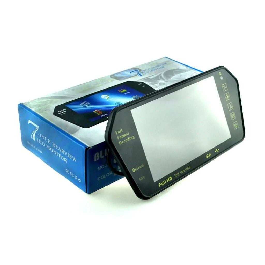 Parking Vision TFT Display View Inch 800*480 Rear USB/SD/FM Mirror System 12-24V MP5 Night Monitor Camera LCD 7 Car Transimitter