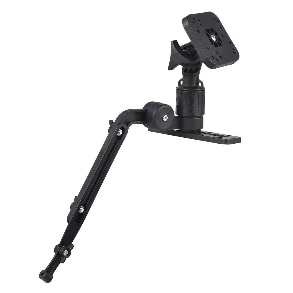 Transducer Boat Durable Finder Mounting Arm, 360 Degree Adapter, Base Tomshoo Fish Mount Swivel Kayak