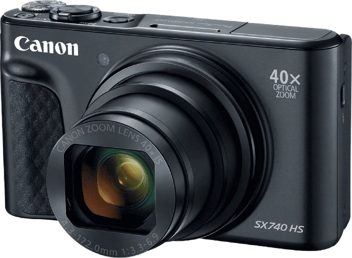 Digital Canon 2955C001 HS (Refurbished) Restored SX740 Black Camera, MP 20.3 PowerShot
