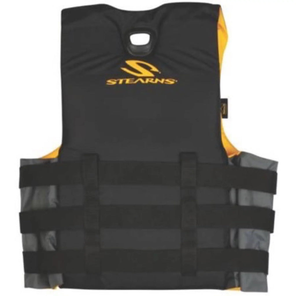 Adults 90+ Nylon Vest Yellow/Gray 2XL/3XL, Pounds, Life Infinity Stearns for Men's