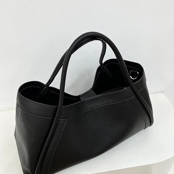 Bags,Genuine Large Tote Bag Vegan Tote Capacity Leather Work Women,Slouchy Shoulder Namzi Bag（White） Oversized Leather for