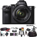 Additional Alpha Bag, , Rode II FE Accessories Mic, Memory Essential Card, Soft OSS 28-70mm Plus Lens 64GB a7 with ILCE7M2K/B Bag, Battery, With Mirrorless Light, Sling LED Sony Camera f/3.5-5.6