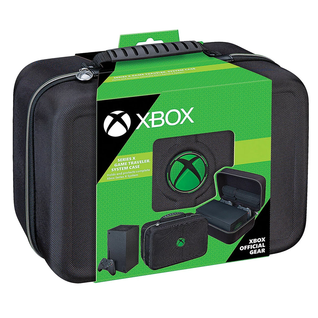 Case Industries System Black Traveler and Green, Game RDS Xbox X, - Video Game Carrying Series