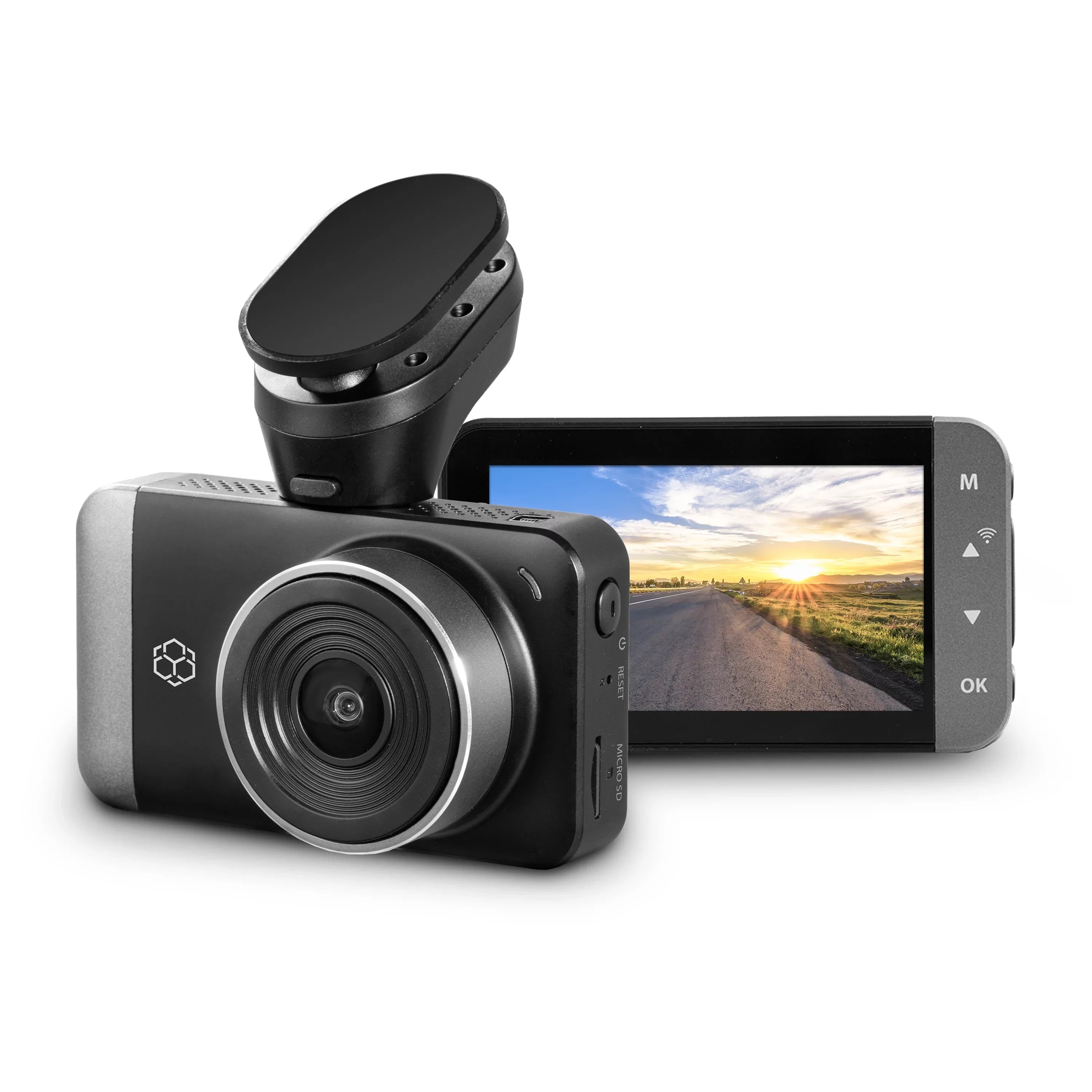 with G-Sensor Angle Dynamic UHD Degree Roadcam for Park GPS Lense, Screen, Wide High Record Technology and LCD 150 Range Pro Yada Day/Night. 3" with Mode Resolution 4K App,