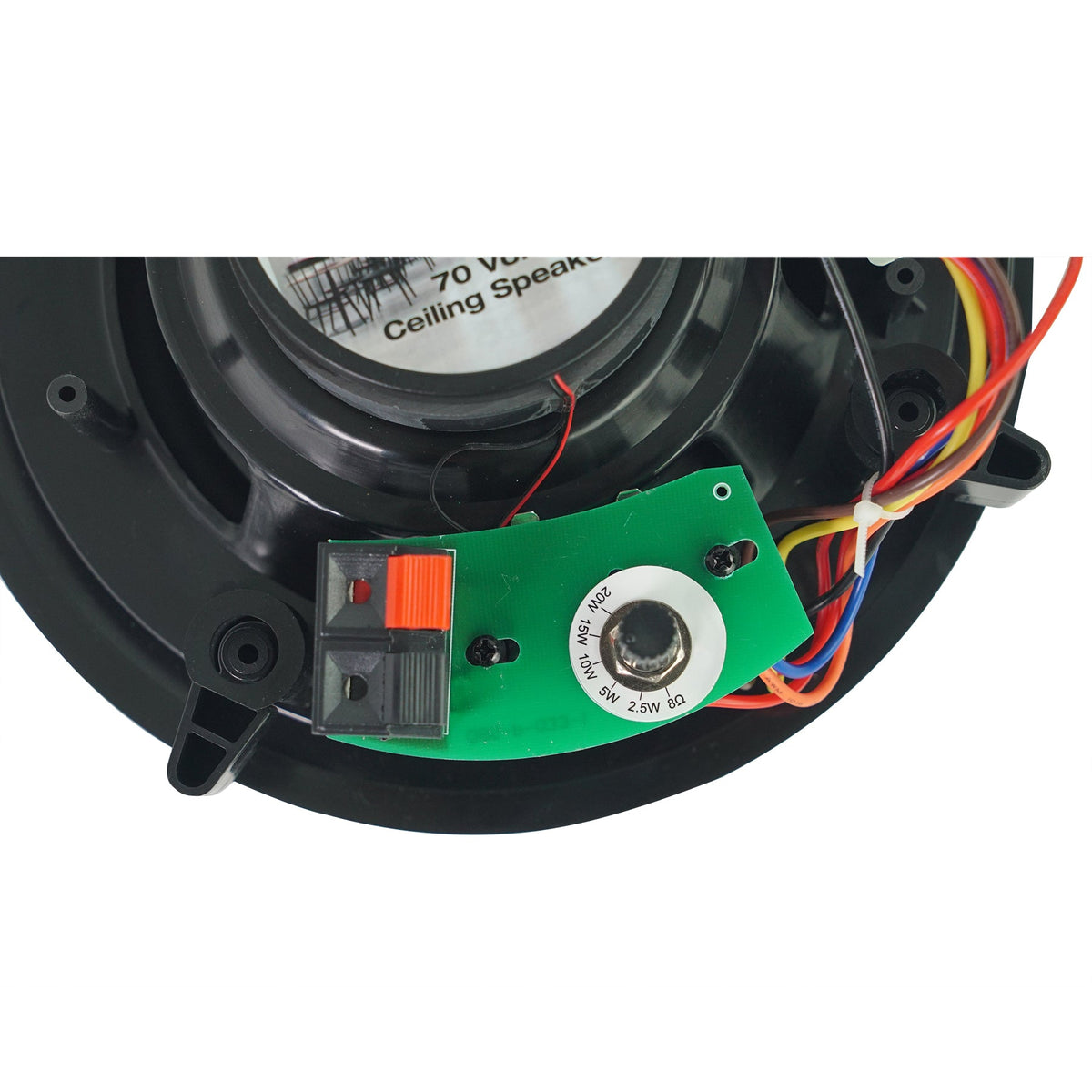 Pendant+Ceiling Speakers Office/Hotel 3.5" JBL 6-Zone Amp+(6) Black Cube+(2) for