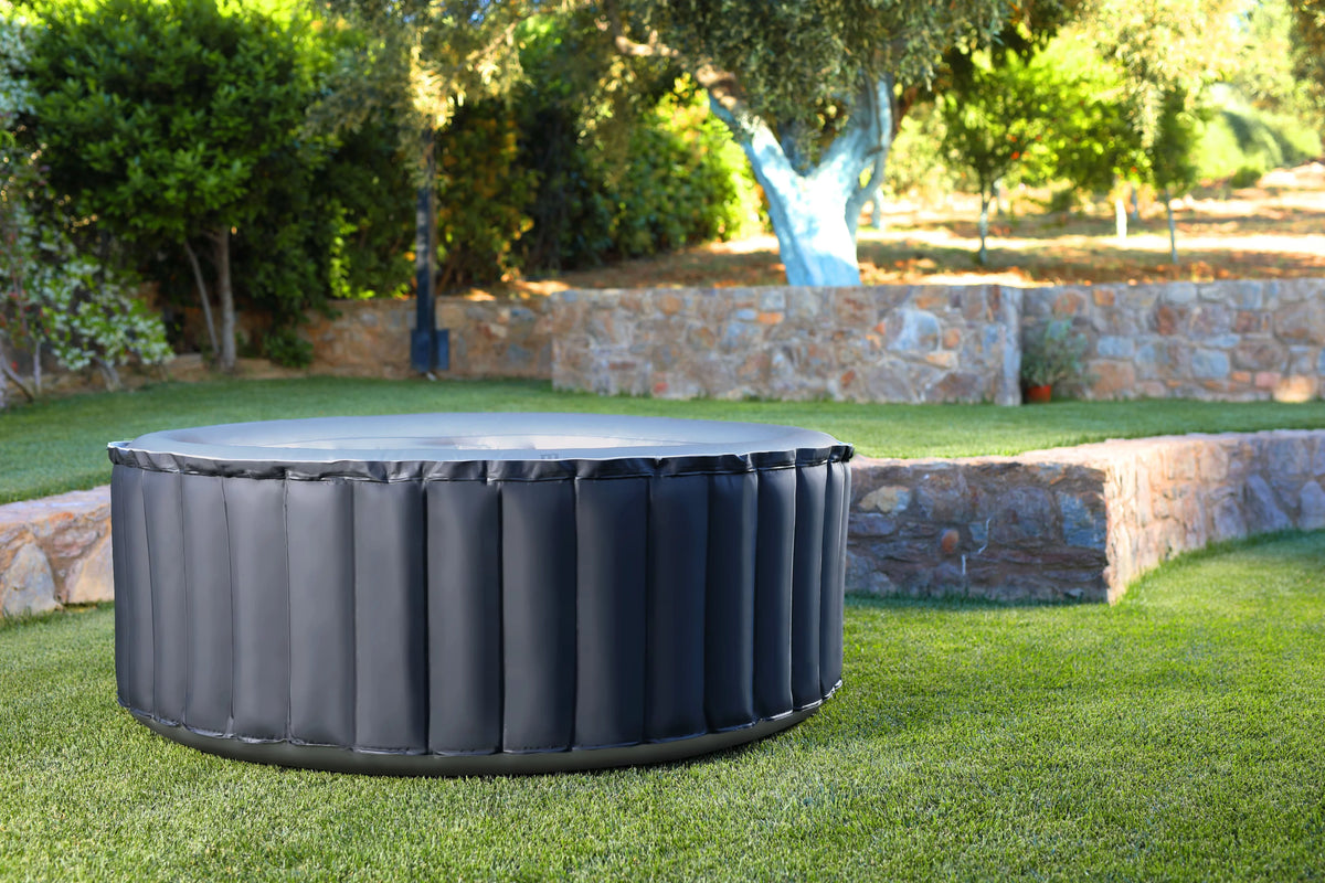 1350w Air Round, Hot Inflatable One Jets, Tub Mspa 118 Massage Persons Piece Heater, Silver & Delight Cloud, 2+2 Series, Easy Spa, 700w Water Blower, Install,