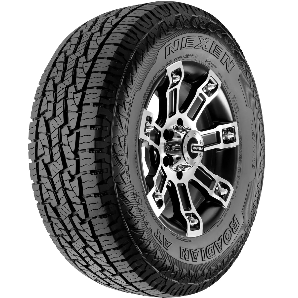 Chevrolet Silverado Chevrolet 1500 All-Terrain Pro High Nexen Fits: Country, 2018 High 1500 Country Roadian LRE/10PLY - Tire LT275/55R20 AT 2014-16 Silverado RA8 Rated