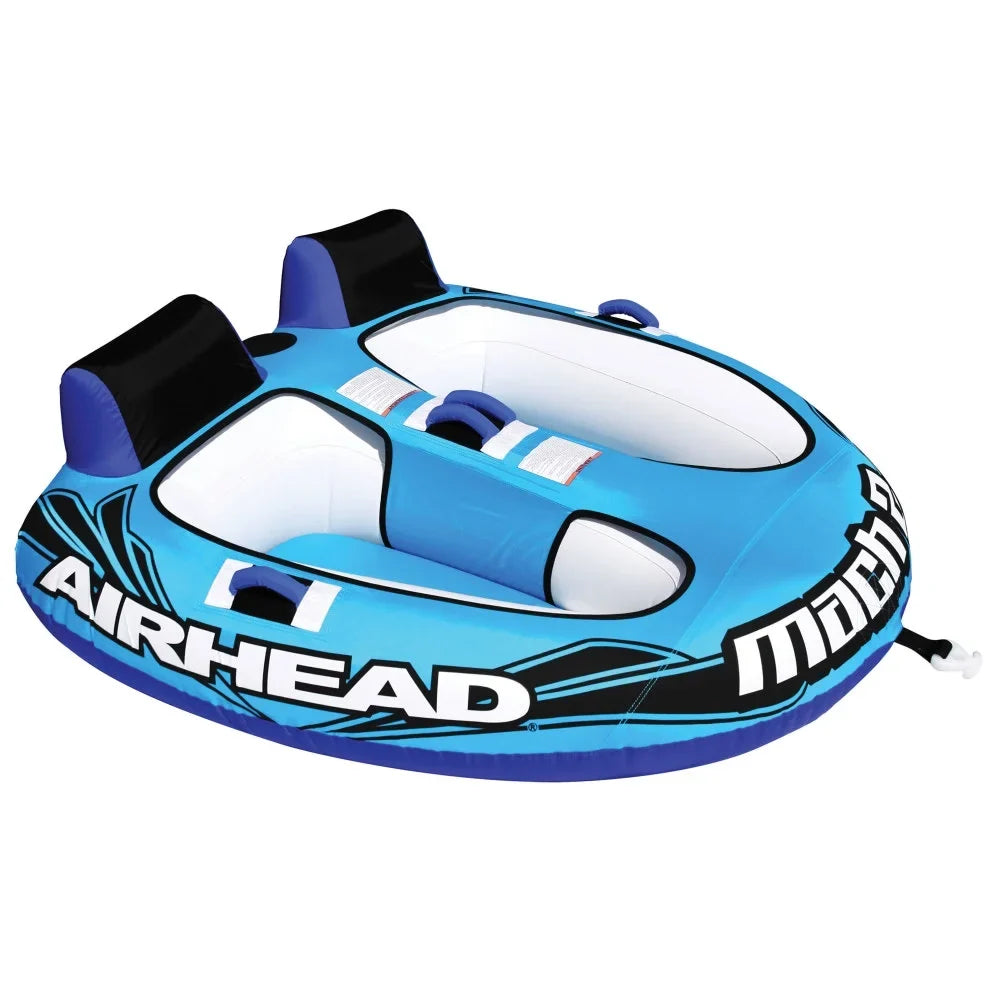Inflatable Water Double Rider Towable MACH AHT2M2 Airhead 2 Tube