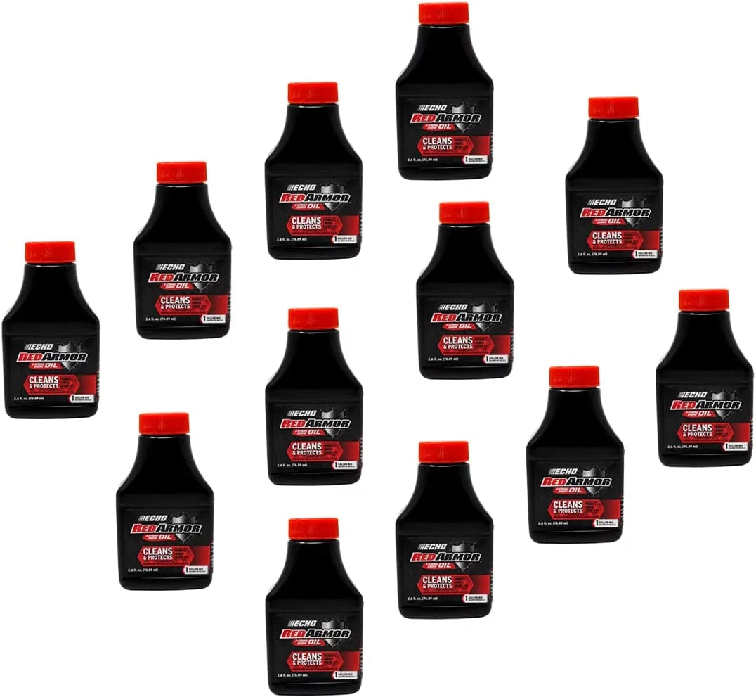 oz Gallon 2-Stroke Mix 2.6 1 6550001S-12PK Echo Engine Red 12 of Pack for Bottle Oil Armor 50:1
