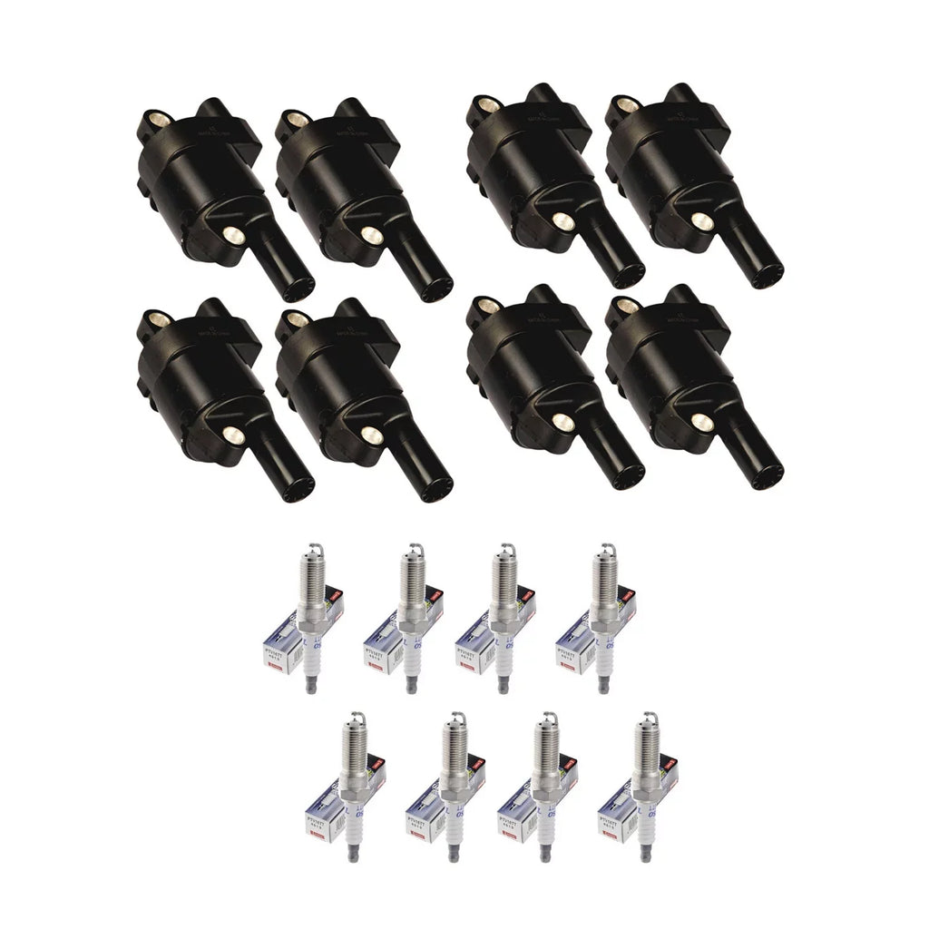 LT, Coils Fits SILVERADO 2014 select: CHEVROLET UF414 CHEVROLET of K1500 Chevrolet Tahoe 2015-2018 ISA Plugs 8 SILVERADO Set Ignition with and Denso K1500 Suburban Compatible Spark Camaro