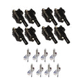 LT, Coils Fits SILVERADO 2014 select: CHEVROLET UF414 CHEVROLET of K1500 Chevrolet Tahoe 2015-2018 ISA Plugs 8 SILVERADO Set Ignition with and Denso K1500 Suburban Compatible Spark Camaro
