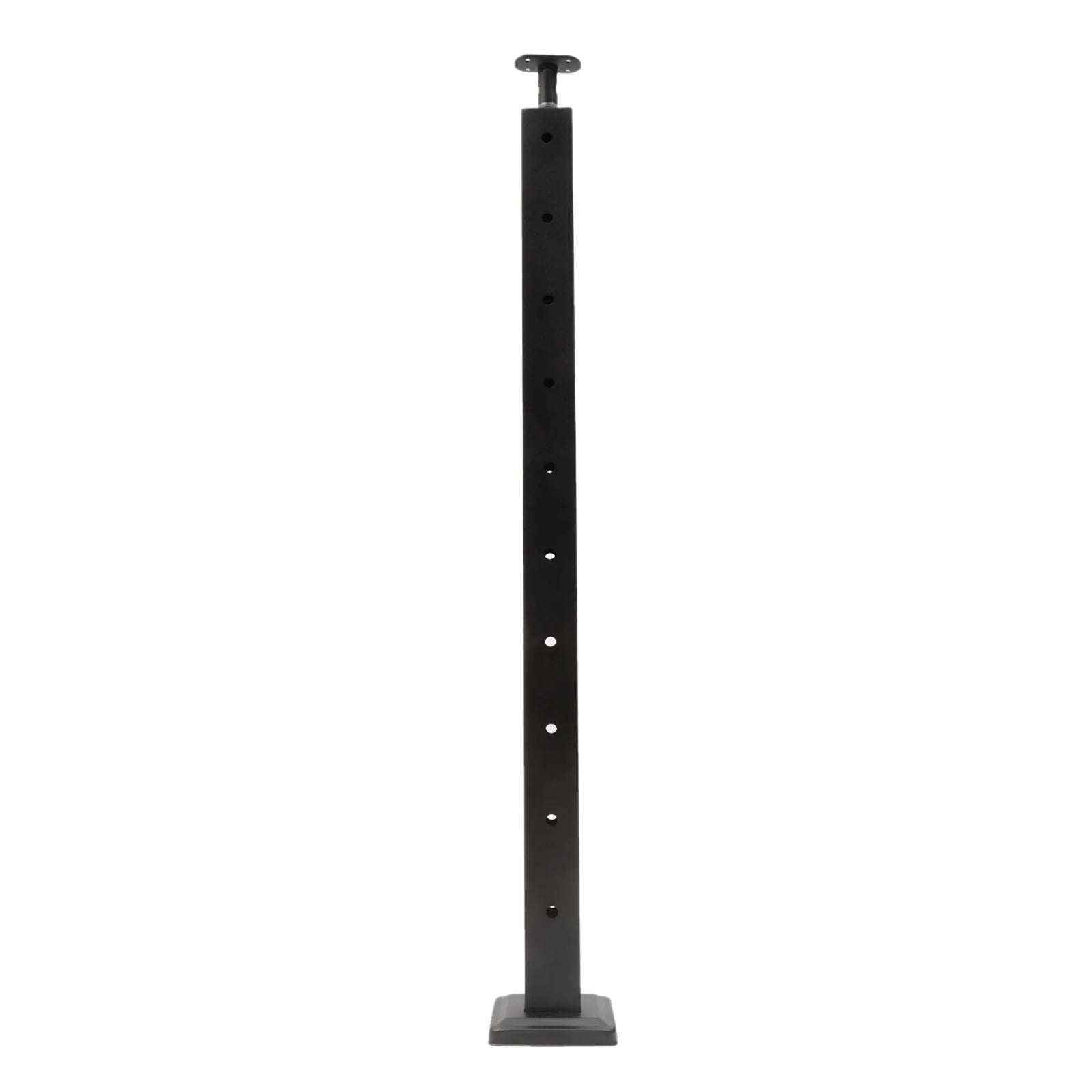 Deck Post Level Post Railing Stainless Steel Sides Level Railing Cable Fence Pre-Drilled Two Square Cable for Wood 36''x2''x2'' Concrete System