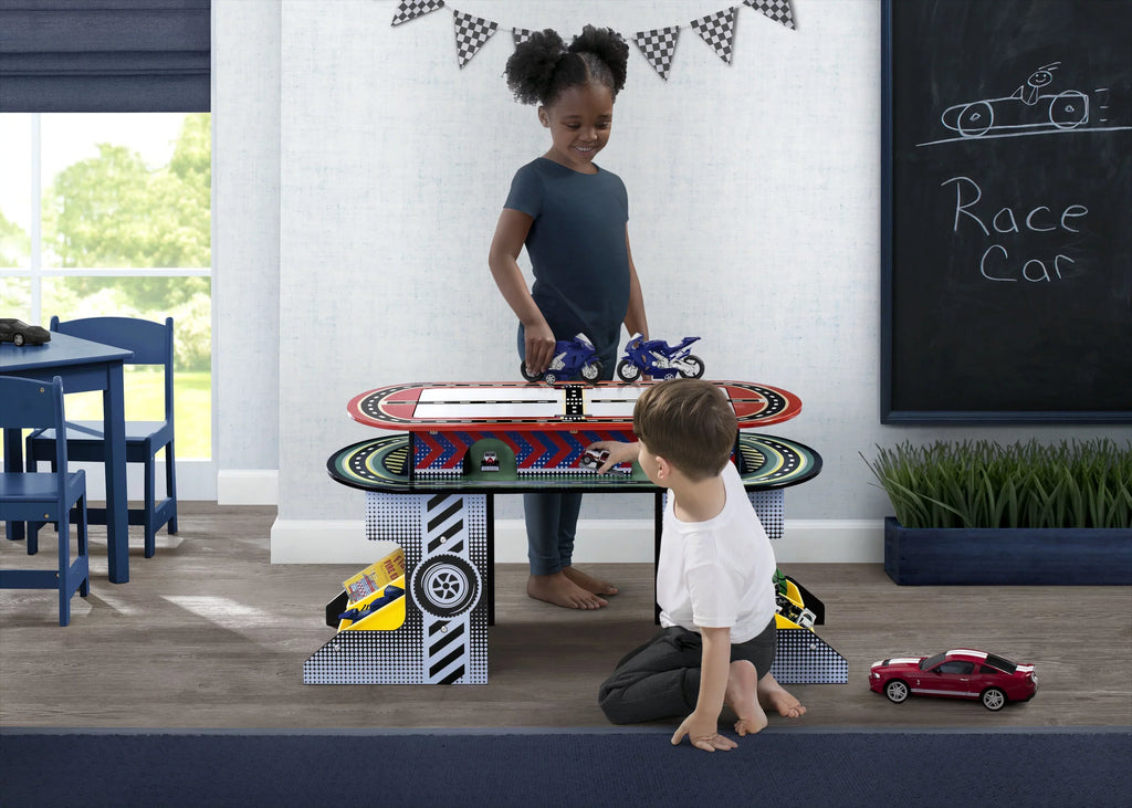 Toy Track Kids Play for Children Activity Table Delta and Race