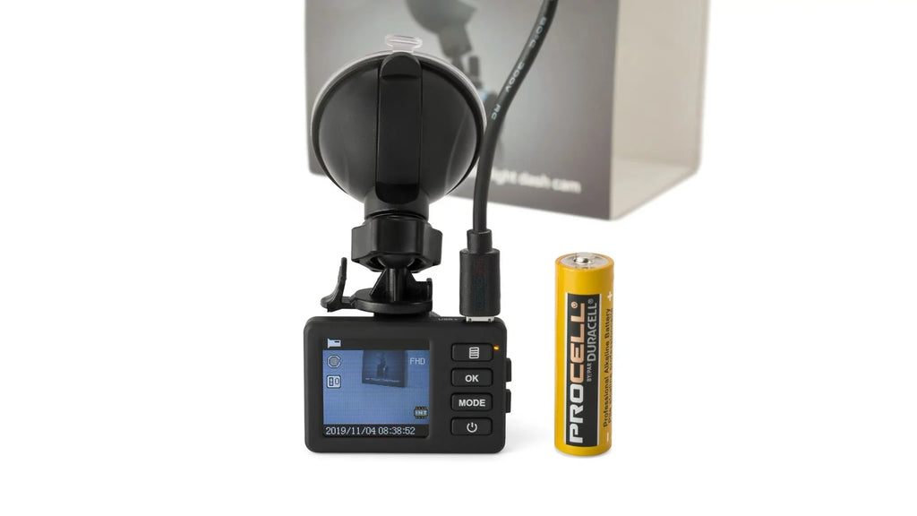 Card Recorder Dash Cam Vehicle LCD Slot + DVR Car Lens HD Video