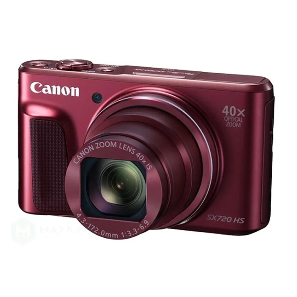 Canon 20.3MP Shoot Built-In Wifi 40X and SX720 NFC Full Point / Red Digital HD Zoom HS 1080p PowerShot Camera