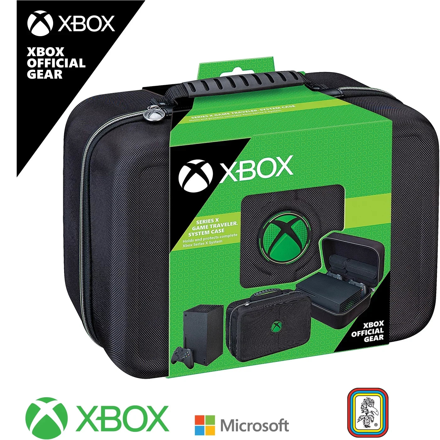 Case Industries System Black Traveler and Green, Game RDS Xbox X, - Video Game Carrying Series