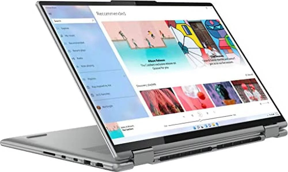 Windows 2xThunderbolt4 2.5K USB Intel Home Iris Xe Yoga Fingerprint 16" 12-Core 2-in-1 Laptop WiFi 6E KB Lenovo Touch 16GB NVMe Graphics 12th 512GB 2023 Backlit LPDDR5 i7-1260P SSD 11 EVO HDMI w/RE 7