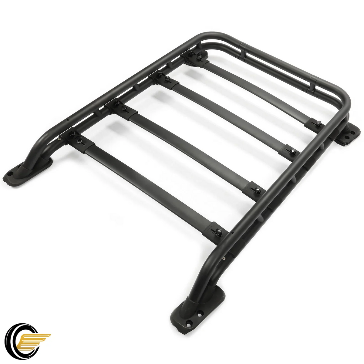 Compatible Rooftop Aluminum Coated 4Runner Luggage Powder Rack Extra 2010-2023 Cargo with Toyota Black Bar Basket Roof Carrier