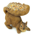 Feeder Squirrel Zingz Woodland Bird 7" Outdoor & - Brown Thingz -