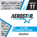 Filter, x Air of 11, 4 Aerostar 20 20 MERV Box x 20x20x4 4,