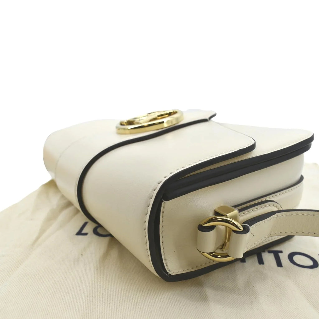 Shoulder Creme Leather LOUIS Calfskin 9 Pont Bag VUITTON Pre-owned