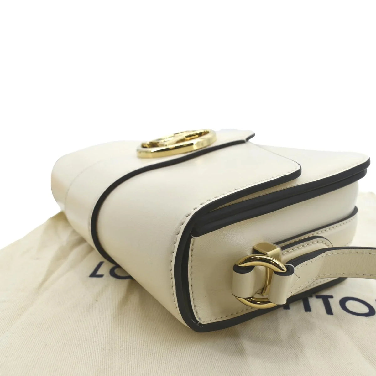 Shoulder Creme Leather LOUIS Calfskin 9 Pont Bag VUITTON Pre-owned